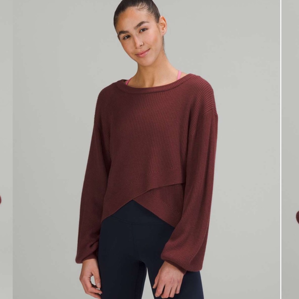 lululemon athletica Burgundy Sweater